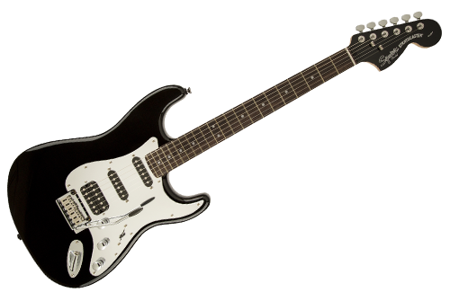 Guitarra Fender Squier Black & Chrome HSS