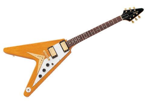 Guitarra Epiphone Flying V Korina Gold